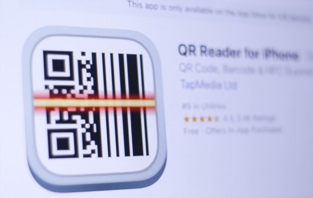 qr code scanner in iPhone