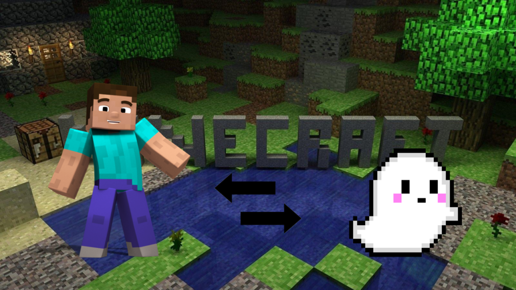 How to turn into a ghost in Minecraft?