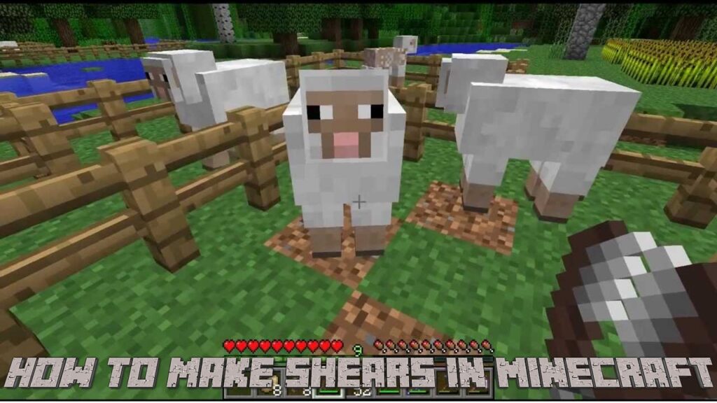 how to make Shears in Minecraft