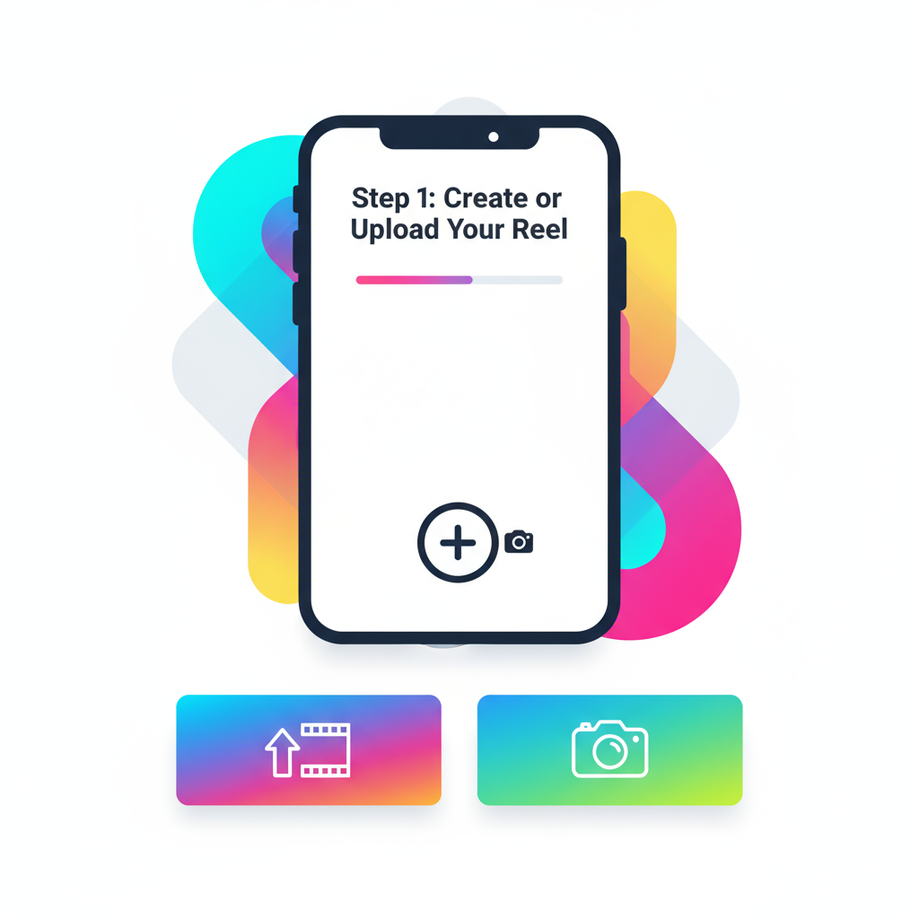 Step 1: Create or Upload Your Reel